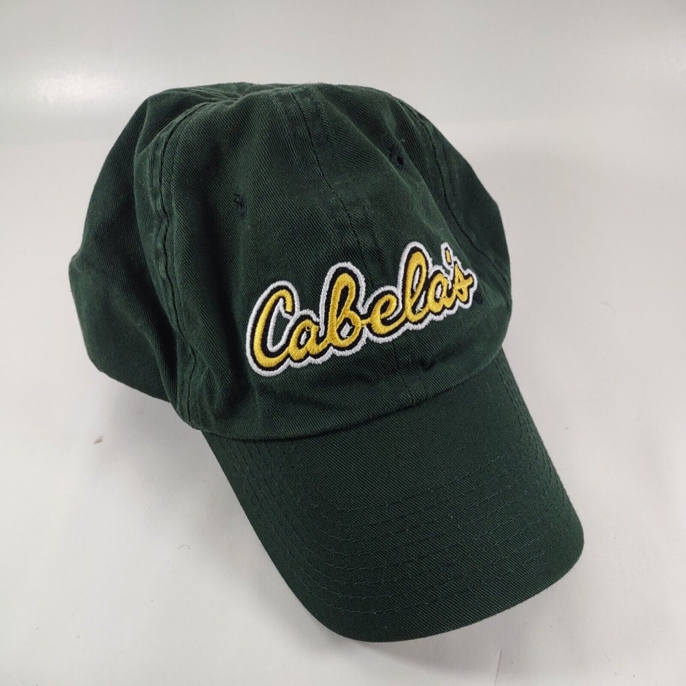 Cabela's World's Foremost Outfitters Baseball Cap Green Adjustable Strapback